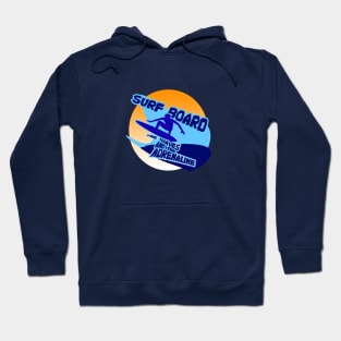 Surf Board, The Waves, and The Adrenaline Hoodie